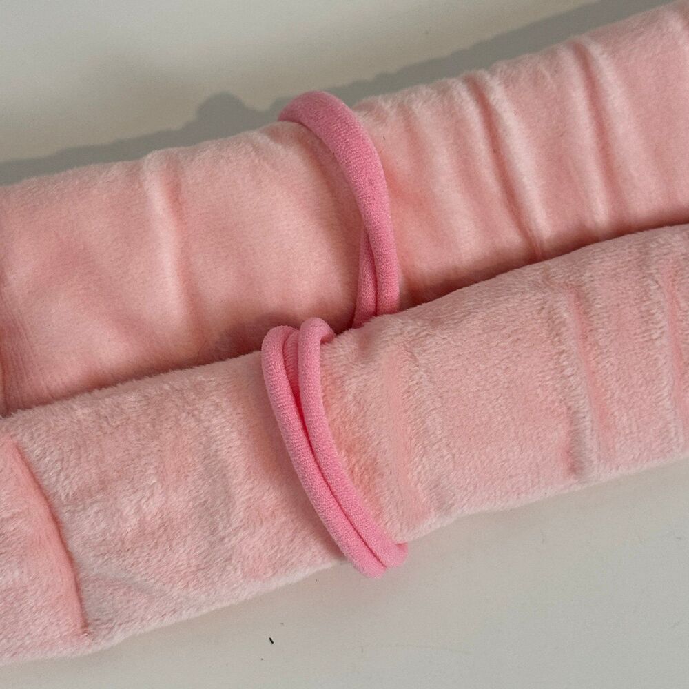 Pink Heatless Hair Curling Headband NWOT - Picture 2 of 4
